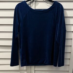 Tommy Bahama Velvety Velour 2-piece outfit. Rich Dark Blue Color. Size S